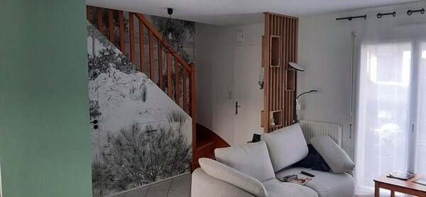 peinture-vert-d-eau-et-papier-peint-panoramique-esprit-deco-peintre-decorateur-rennes